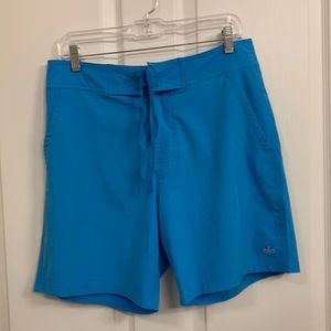 ALO Yoga Plow Board Shorts Well-being Blue